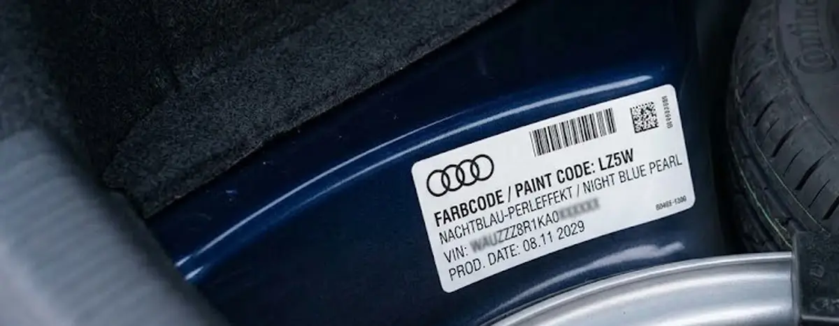 Audi Touch Up Paint: A4, A3, Q5 Paint Code Guide (2026 UK Guide) Image